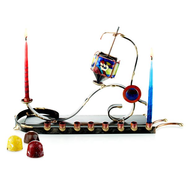 Rosenthal Spinning Dreidel Menorah