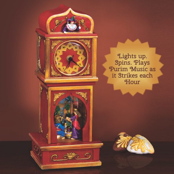 Animated Purim Grandfather Clock - Image 7