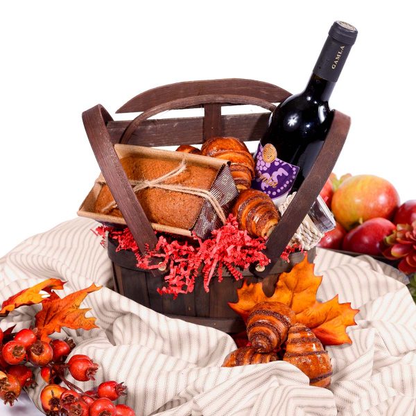 Festive Wine Basket