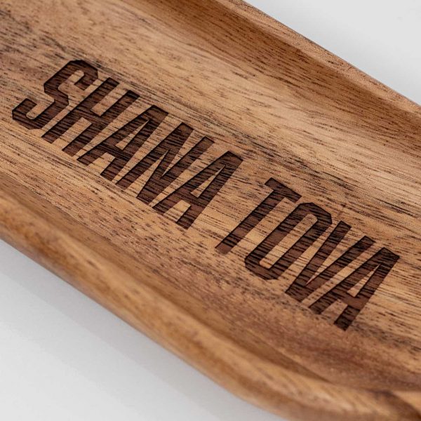 SHANA TOVA Wooden Tray with Gourmet Spreads - Image 2